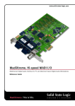 Solid State Logic MadiXtreme Network Card User Manual