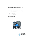 Socket Mobile BluetoothTM Connection Kit GPS Receiver User Manual