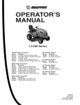 Snapper LT-200 Lawn Mower User Manual