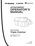 Snapper Clean Sweep Triple Catcher Lawn Mower User Manual
