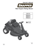 Snapper 7800918-00 Lawn Mower User Manual