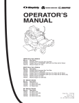 Snapper 1726794 Lawn Mower User Manual