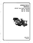 Snapper 1691810 Lawn Mower User Manual