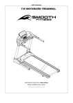 Smooth Fitness 735 Treadmill User Manual