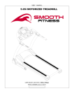 Smooth Fitness 5.65I Treadmill User Manual