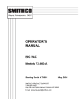 Smithco 72-000-A Switch User Manual