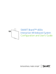 Smart Technologies 400iv Whiteboard Accessories User Manual