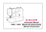 Singer 1408 Sewing Machine User Manual