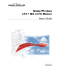 Sierra Wireless DART 300 Modem User Manual