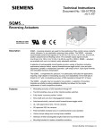 Siemens SQM5 Automobile Parts User Manual
