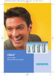 Siemens CIELO Hearing Aid User Manual
