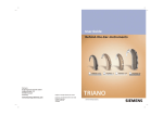 Siemens 3 Hearing Aid User Manual