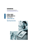 Siemens 3000 Telephone User Manual