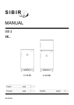 Sibir Optics V 110 GE Refrigerator User Manual