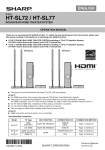 Sharp HT-SL72 Home Theater System User Manual