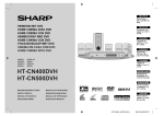Sharp HT-CN400DVH Home Theater System User Manual