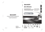Sharp BD-HP24U(A) Blu-ray Player User Manual