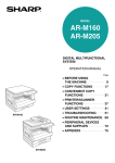 Sharp AR-5520S All in One Printer User Manual