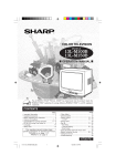 Sharp 13L-M100B CRT Television User Manual