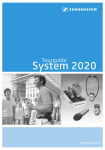 Sennheiser 2020 Microphone User Manual