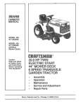 Sears 917.25004 Lawn Mower User Manual