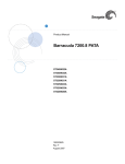 Seagate 7200.8 PATA Computer Drive User Manual