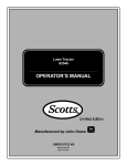 Scotts S2546 Lawn Mower User Manual