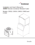 Scotsman Ice C0522 Ice Maker User Manual