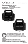 Schumacher IP-95C Automobile Battery Charger User Manual