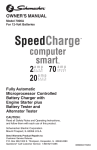 Schumacher 7000A Battery Charger User Manual