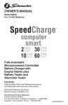 Schumacher 6000A Battery Charger User Manual