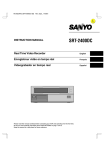 Sanyo SRT-2400DC VCR User Manual