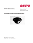 Sanyo Security Camera Security Camera User Manual