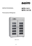 Sanyo MPR-1411 Refrigerator User Manual
