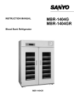 Sanyo MBR-1404G Refrigerator User Manual