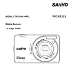 Sanyo E1292 Camcorder User Manual