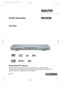 Sanyo DVD-DX501 DVD Player User Manual