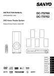 Sanyo DC-TS762 DVD Player User Manual