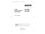 Sanyo CLT-2423 Cordless Telephone User Manual