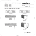 Sanyo CH1852 Air Conditioner User Manual