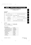 Sanyo 85464359982001 Air Conditioner User Manual