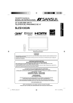 Sansui SLED1953W Flat Panel Television User Manual