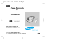 Samsung VP W 97 Camcorder User Manual