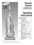 Samsung SU-8500 Vacuum Cleaner User Manual