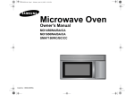 Samsung SMH7150WC Microwave Oven User Manual