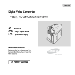 Samsung SC-D352 Camcorder User Manual
