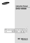 Samsung DVD-V5650 MP3 Player User Manual