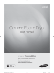 Samsung DV431AE Clothes Dryer User Manual