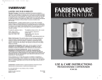 Salton FCM12SS Coffeemaker User Manual