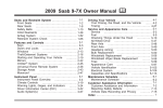 Saab 9-7X Automobile User Manual